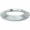 Bsc Preferred Belleville Spring Lock Washer Zinc-Plated Steel for Number 8 and M4 Screw Size, 100PK 90895A204